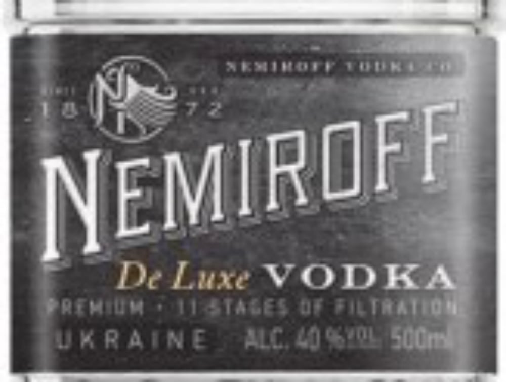 Горілка Nemiroff De Luxe 40%