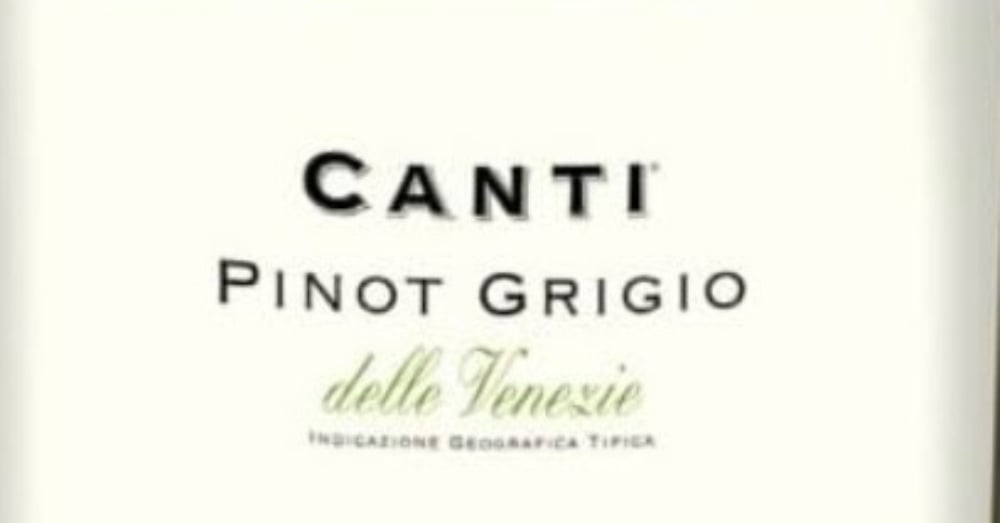 Вино Canti Pinot Grigio Veneto Blanc белое сухое 0.75 л