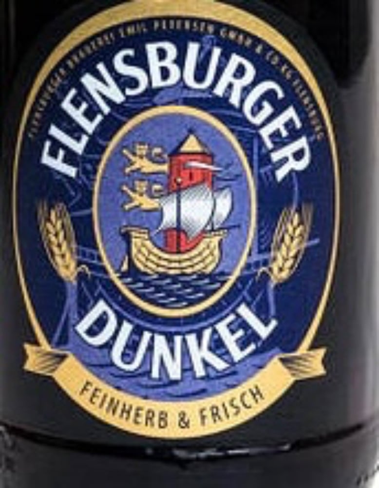 Пиво Flensburger Dunkel темне фільтроване 4.8% 0.33l