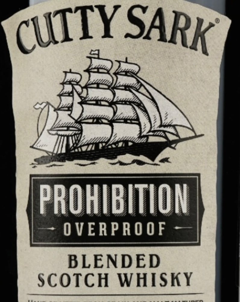 Віскі Cutty Sark Prohibition Blended Scotch Whisky 50% 50ml
