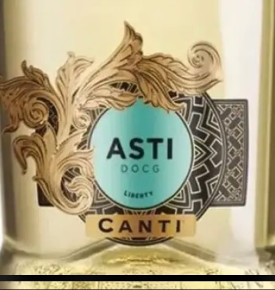 Вино ігристе Canti Asti, DOCG  біле, солодке, 8%, 0.75l