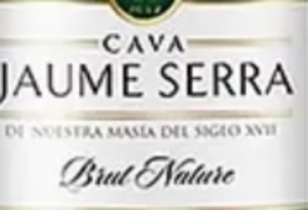 Вино ігристе Jaume Serra Cava Brut Nature, біле, брют, 11,5%, 0,375 л