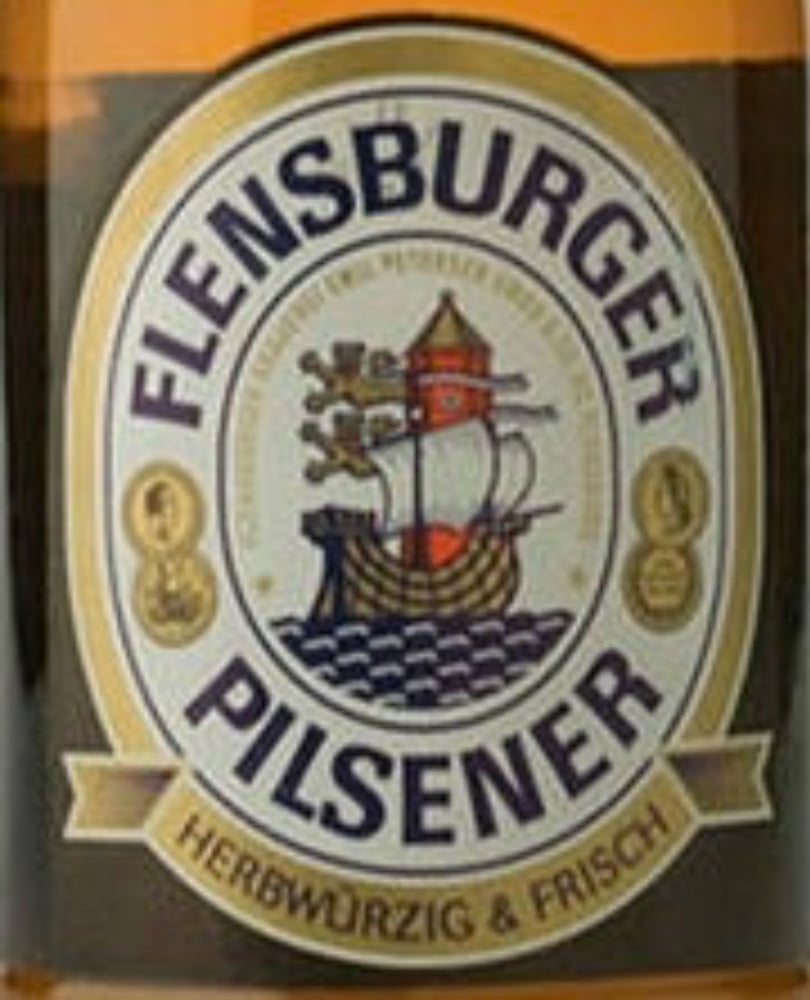 Пиво Flensburger Pilsener светлое фильтрованное 4.8% 0.33l