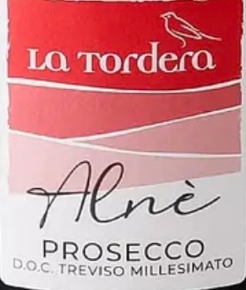 Ігристе вино La Tordera Prosecco Treviso Alne Millesimato Spumante біле екстра сухе 11.5% 0.75 л
