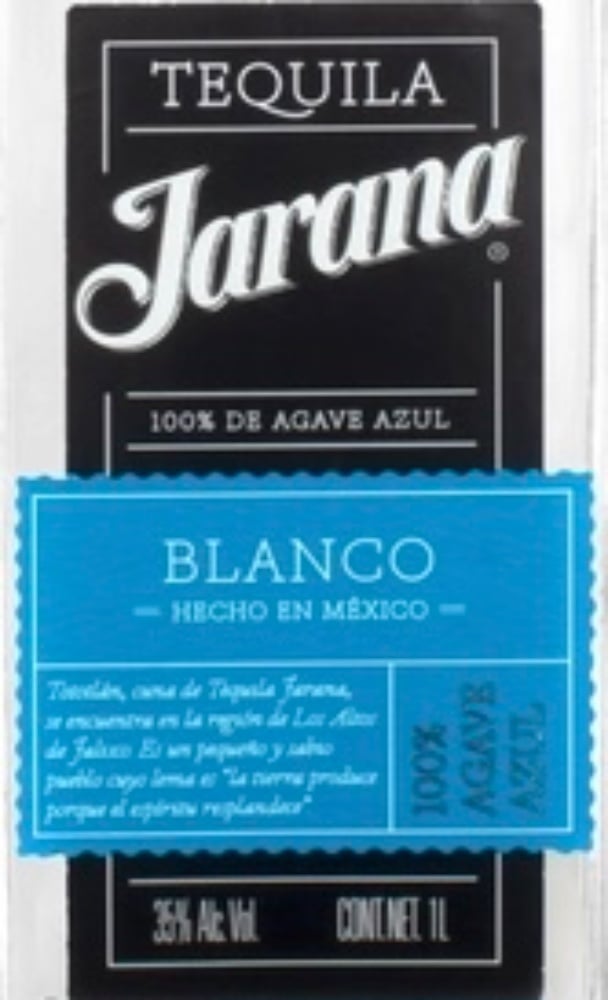 Текіла "Jarana Bianca" 1l 100%блакитна агава