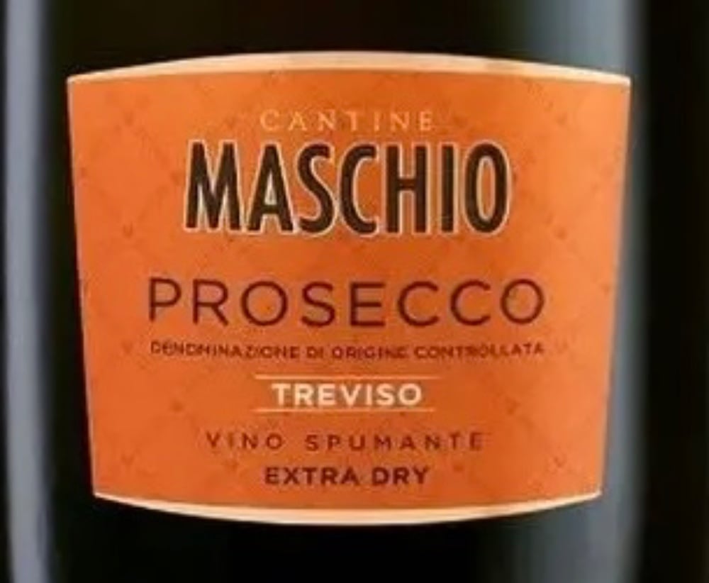 Вино ігристе Maschio Prosecco Treviso Extra-dry, 11%, 0,75 л 