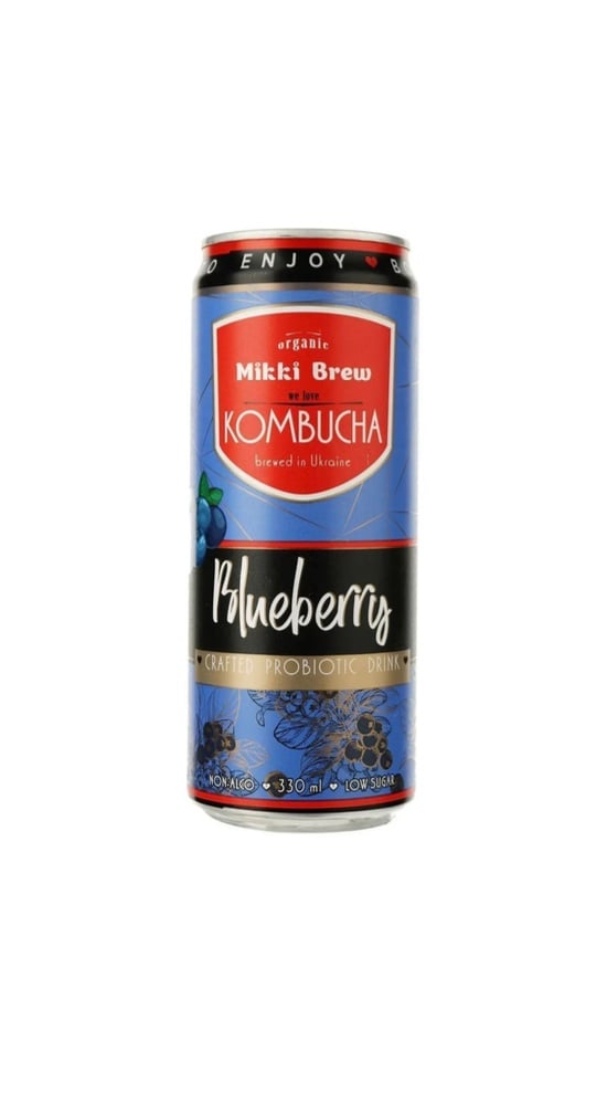 Камбуча Blueberry, ж/б 330 ml