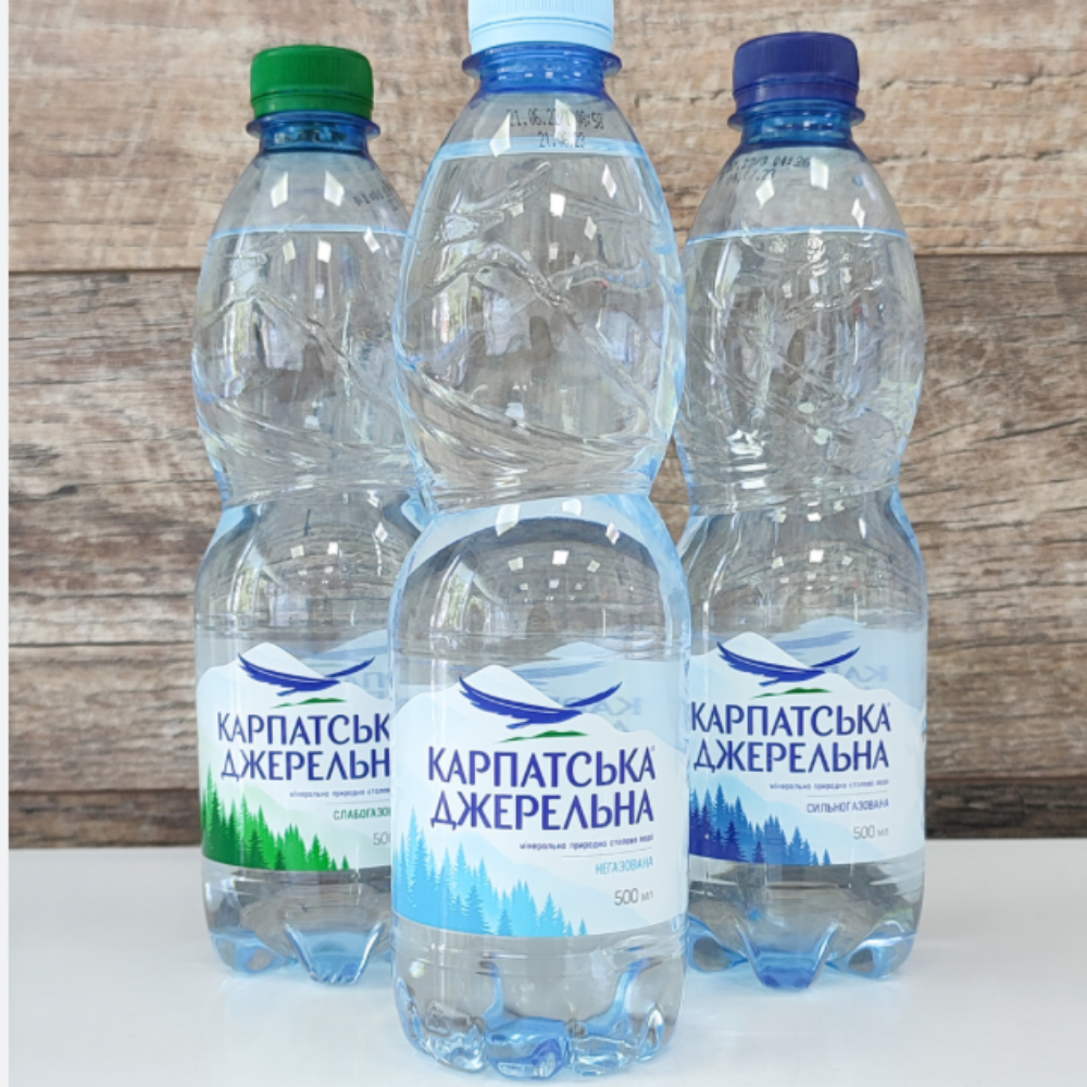 Вода Карпатська  0,5 газ/негаз