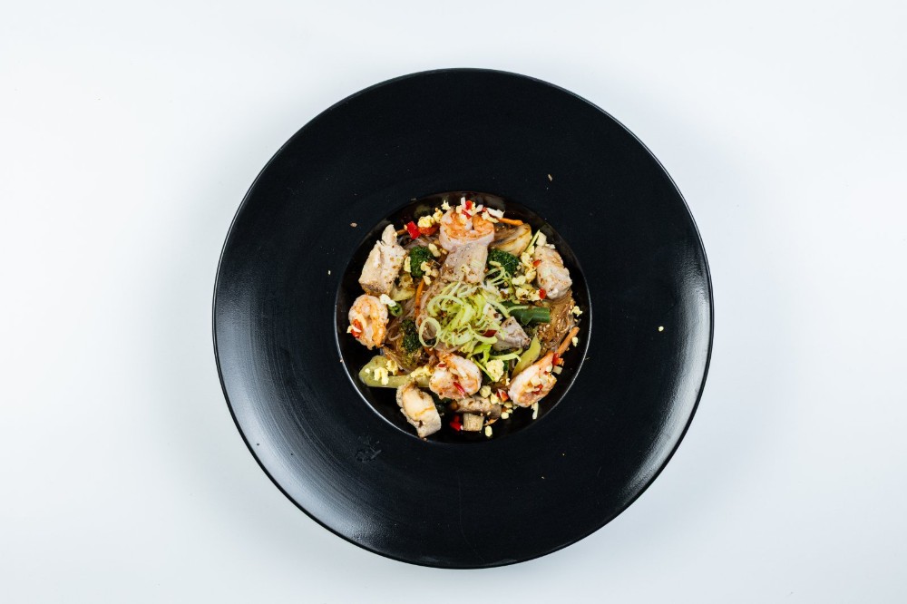 Локшина Пад-тай з куркою та креветками 350г 🌶️