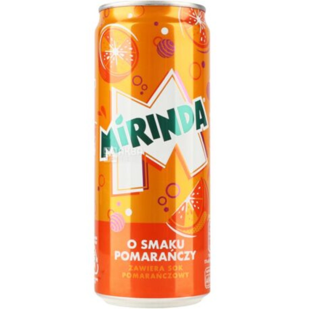 Mirinda Zero Orange Free 0,33 з/б