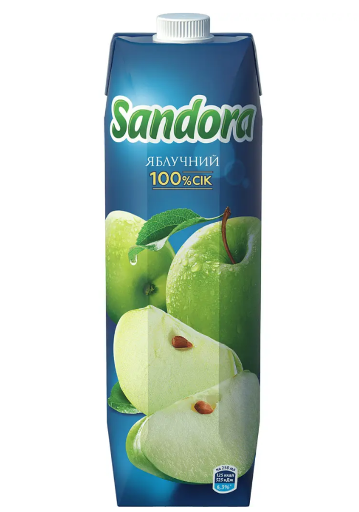 Сік Sandora яблучний 250ml