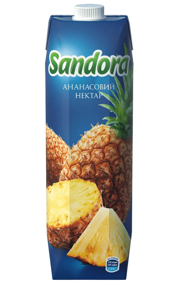 Сік Sandora ананасовий 250ml