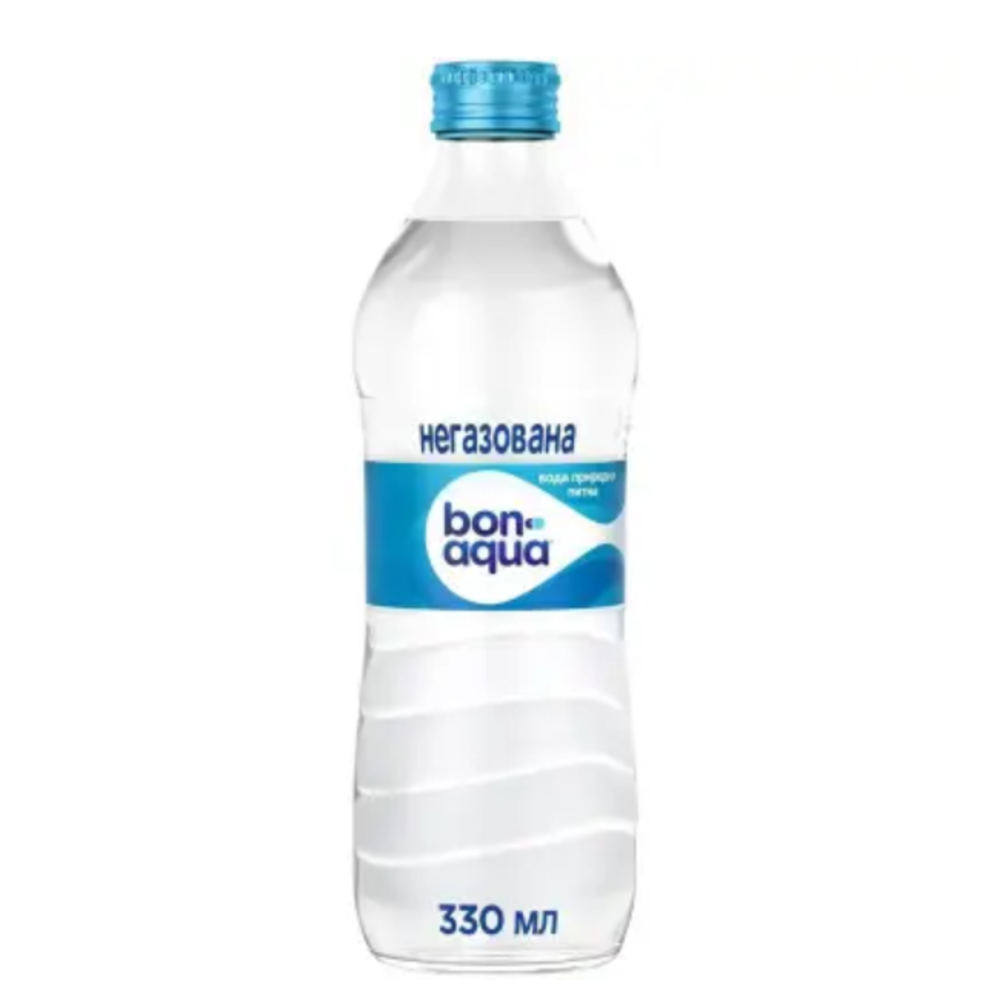 Вода мінеральная Bonaqua негазована 330мл (скло)