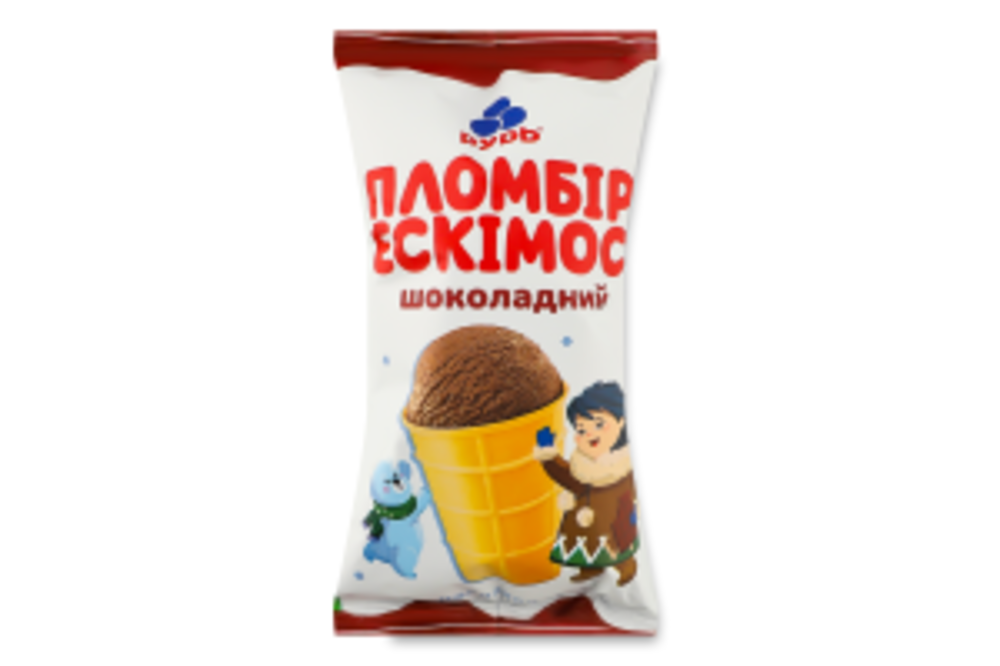Морозиво Ескімос шоколадний Рудь 80г