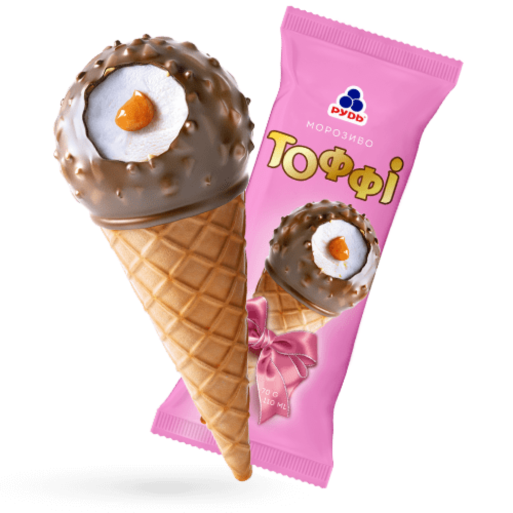 Ріжок «ТОФФІ» 70гр/18