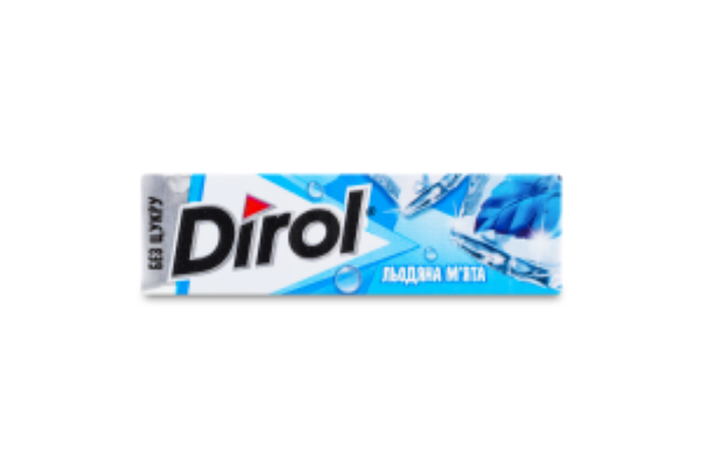 Гумка жувальна Льодяна м'ята Dirol 14г