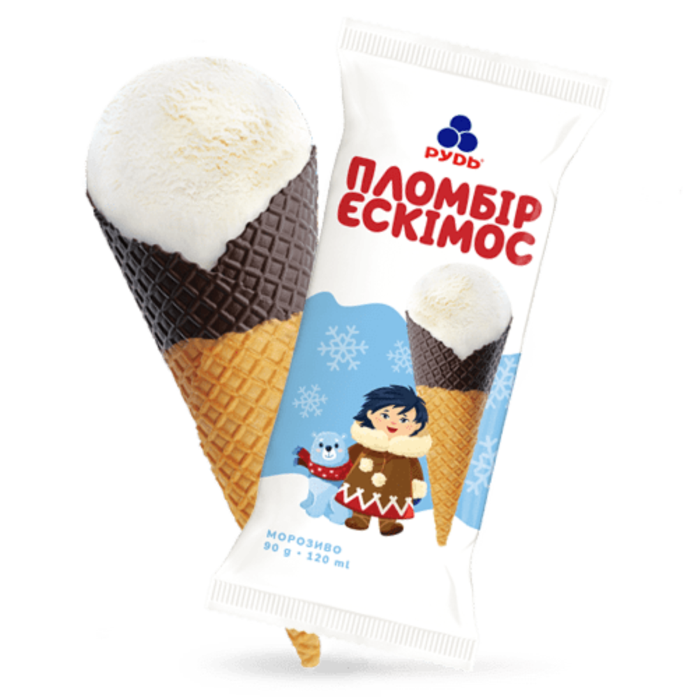 Ріжок «Ескімос» 90гр/16 (порція більша)