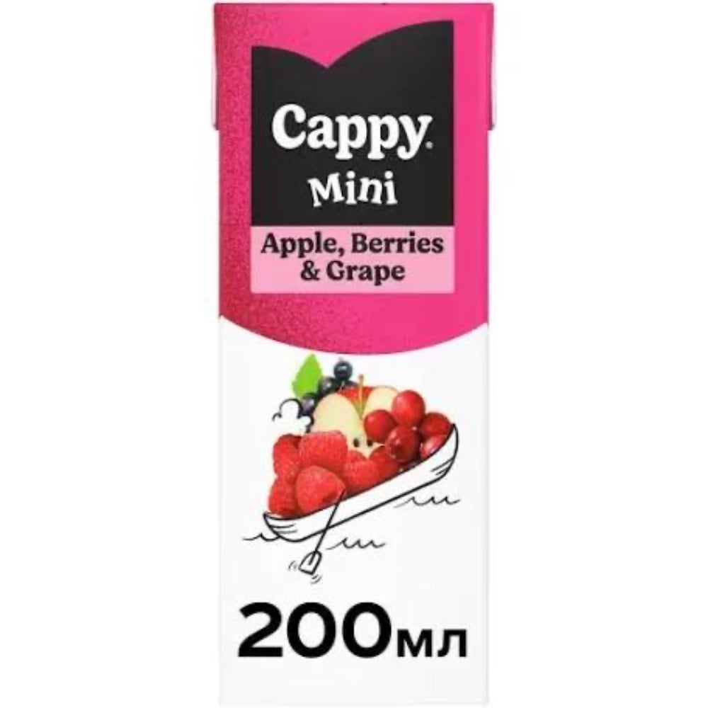 Нектар паст Mini Cappy 200мл Mix