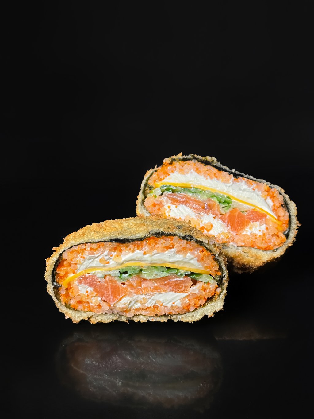Burger Sushi з копченим лососем  ( 350 г)