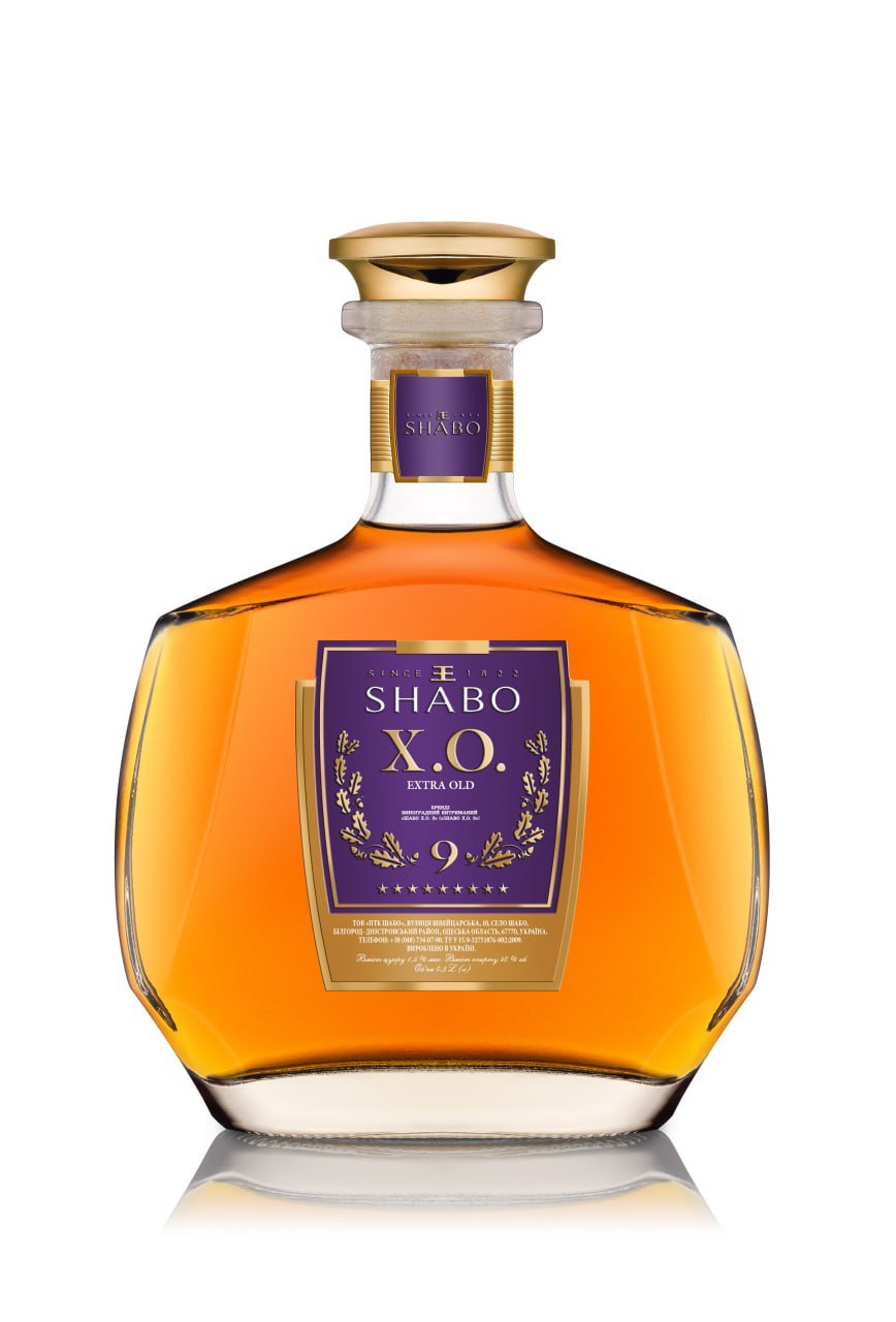 Бренді  SHABO XO 9* 50ml