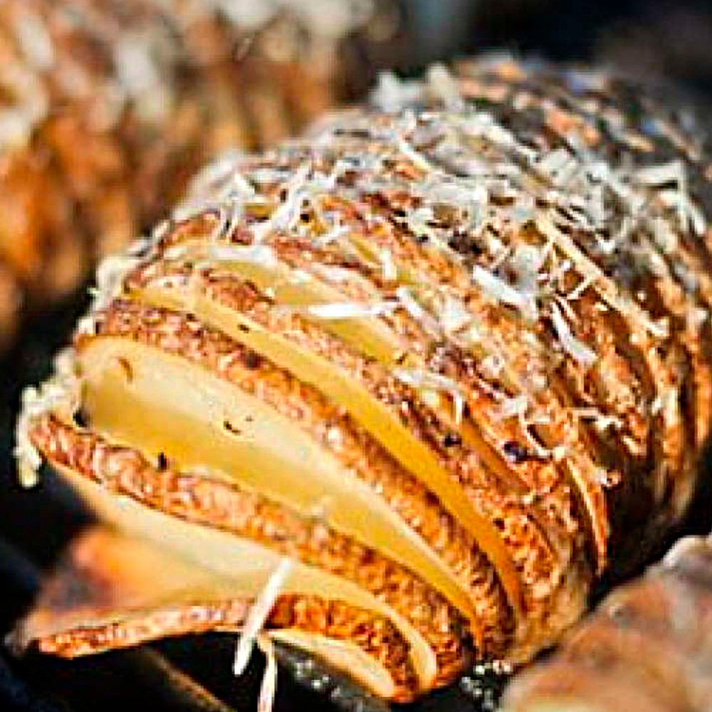 Картопля BBQ з салом