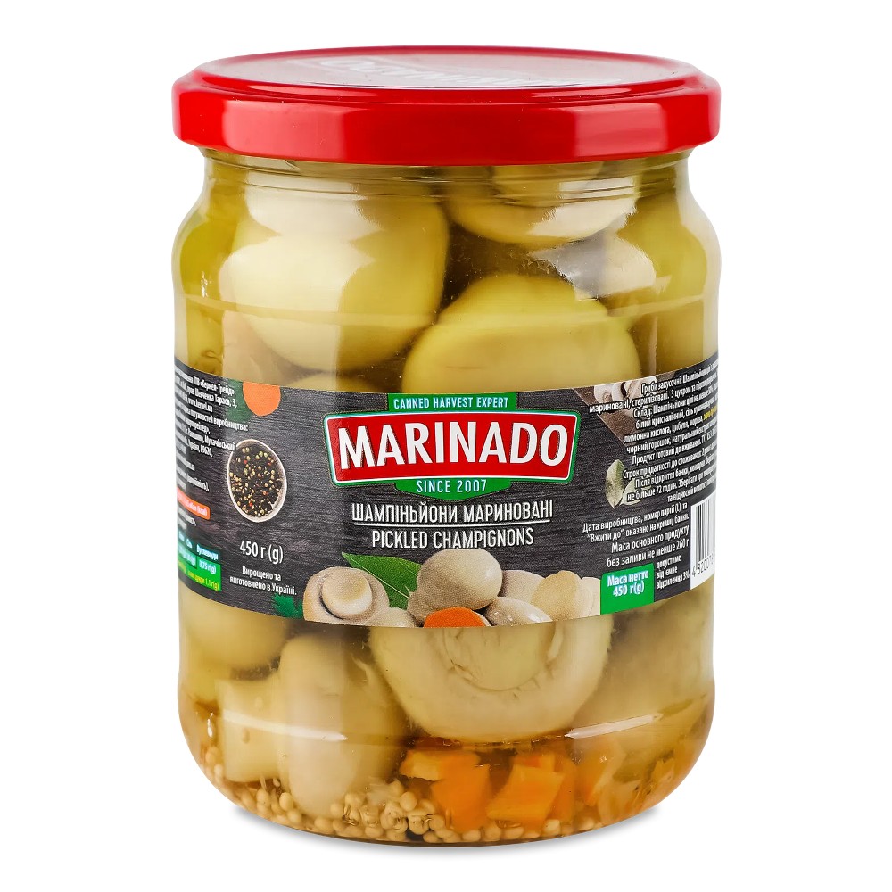 Шампіньйони мариновані