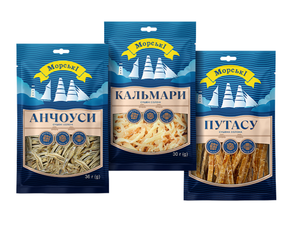 Закуски "Морські"