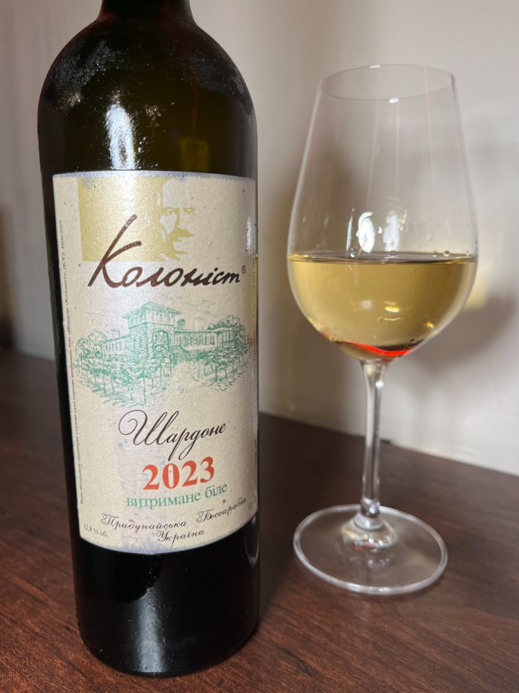 Вино Шардоне сух біл Колоніст 150 г