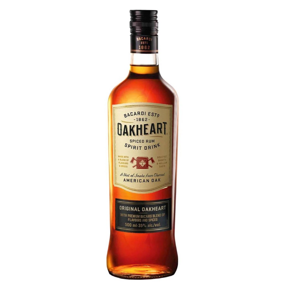 Спиртний напій на основі рому Oakheart Original 35% 0.5л.