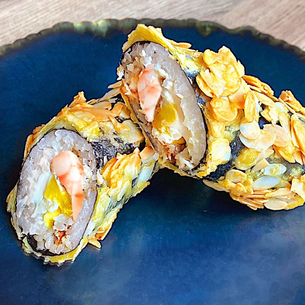 Hand roll мигдалевий креветка/манго 340 г.