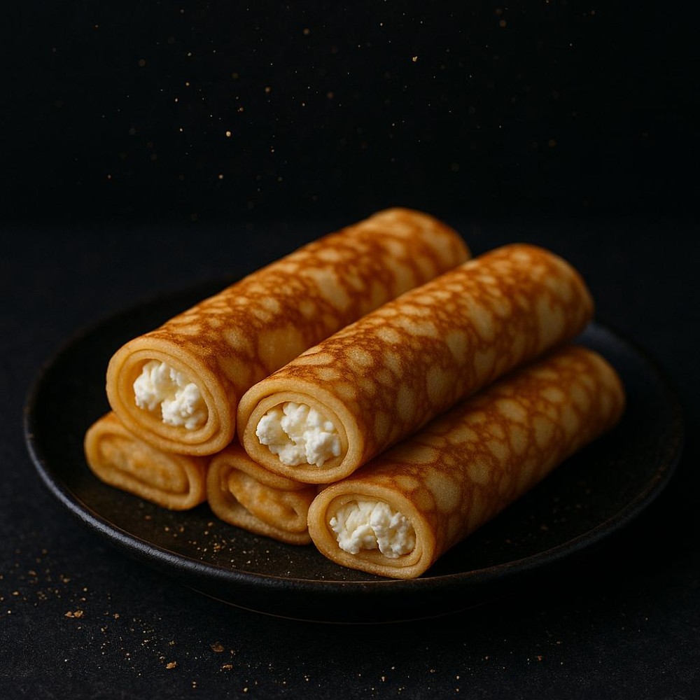 Млинці з кисломолочним сиром