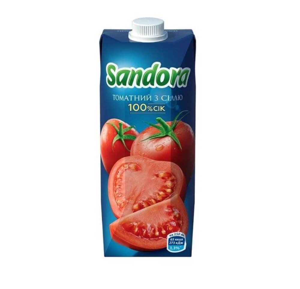 Sandora сік в асортименті 0,5