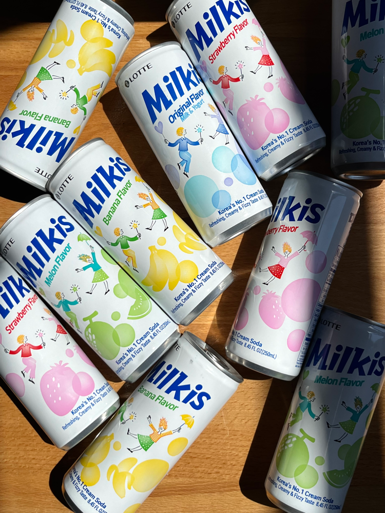Корейський газований напій Milkis