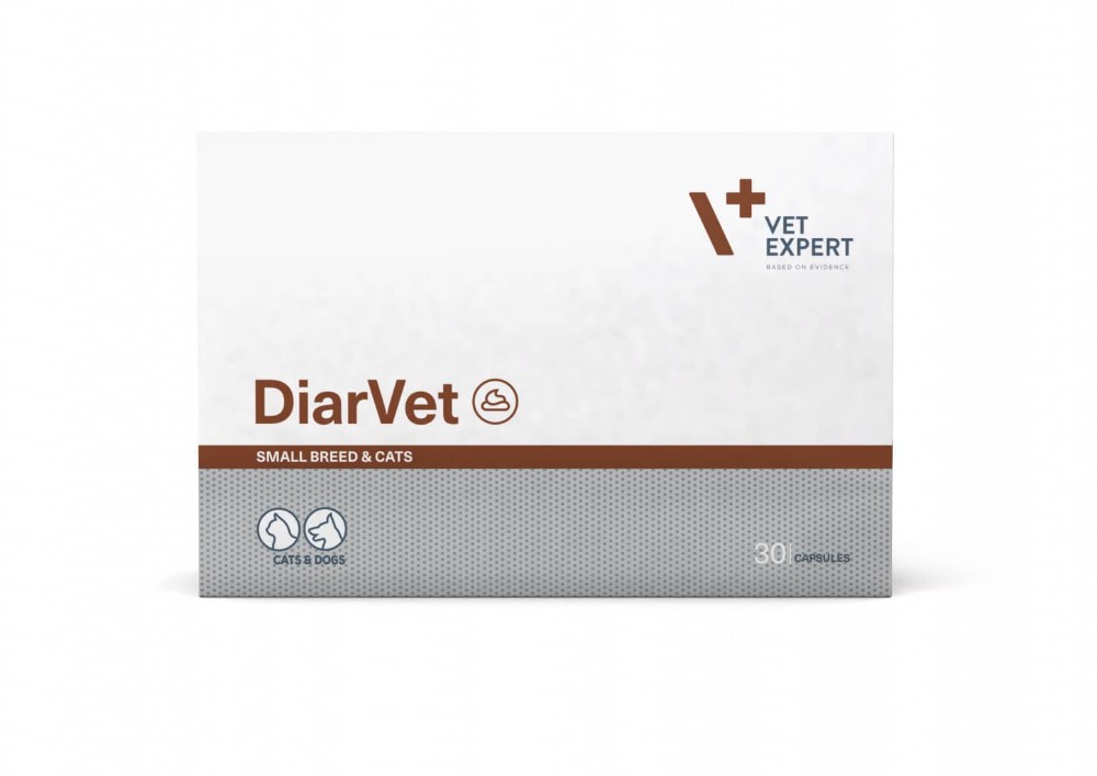 VetExpert DiarVet - засіб проти діареї для котів та собак 1капс.