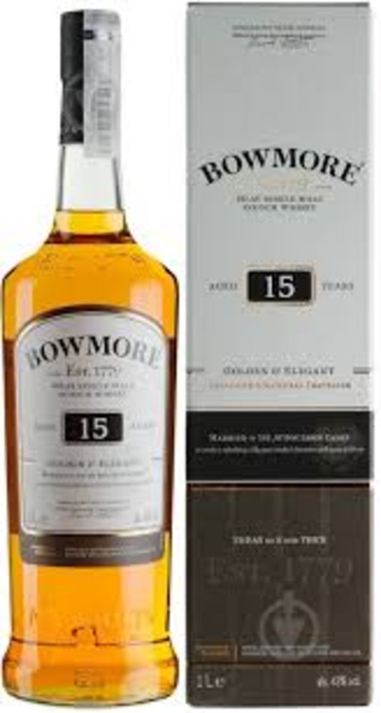 Віскі Bowmore 15YO 50 мл.