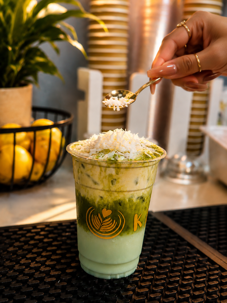 Pandan Coconut Matcha