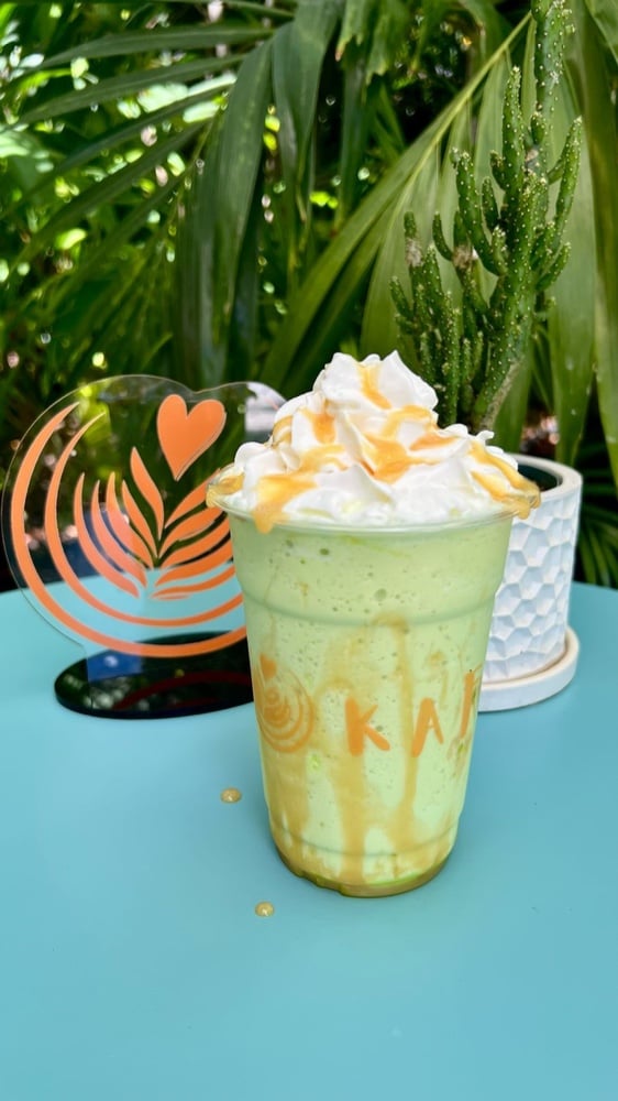 Pistachio White Chocolate Frappé