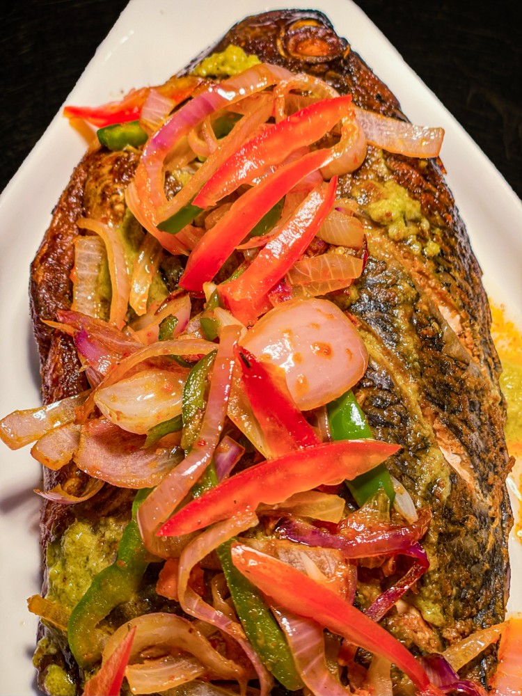 Grilled Tilapia Fried Rice (LS)