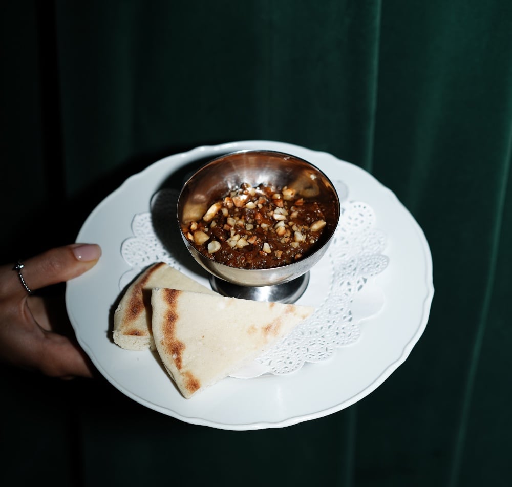 Eggplant caviar d