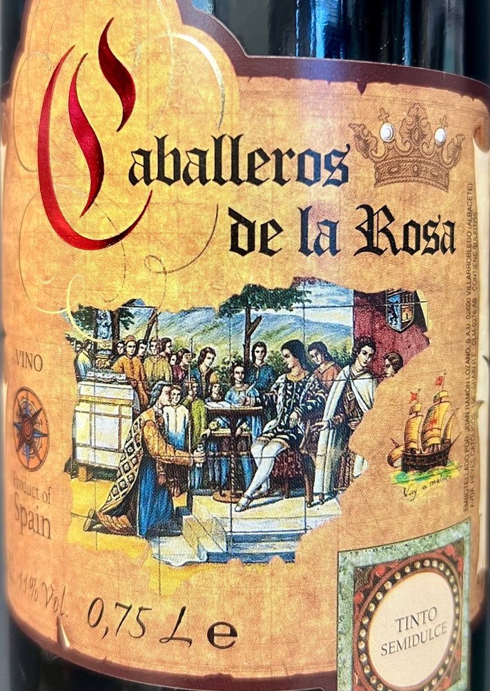 Caballeros de la Rosa Lozano червоне напівсолодке Іспанія 150 мл.