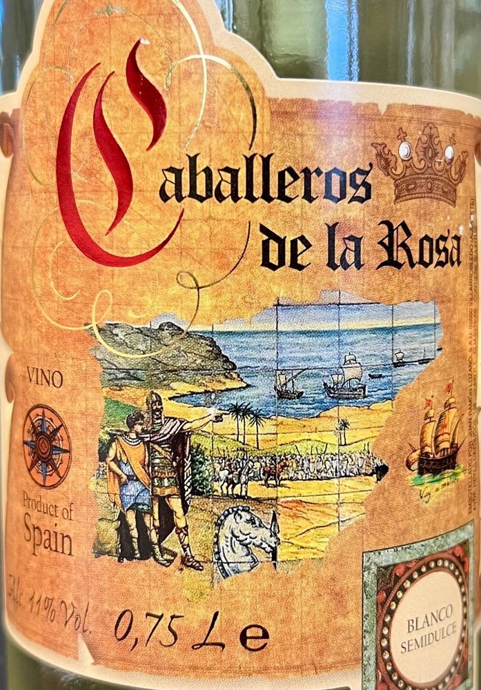 Caballeros de la Rosa Lozano біле напівсолодке Іспанія 150 мл.