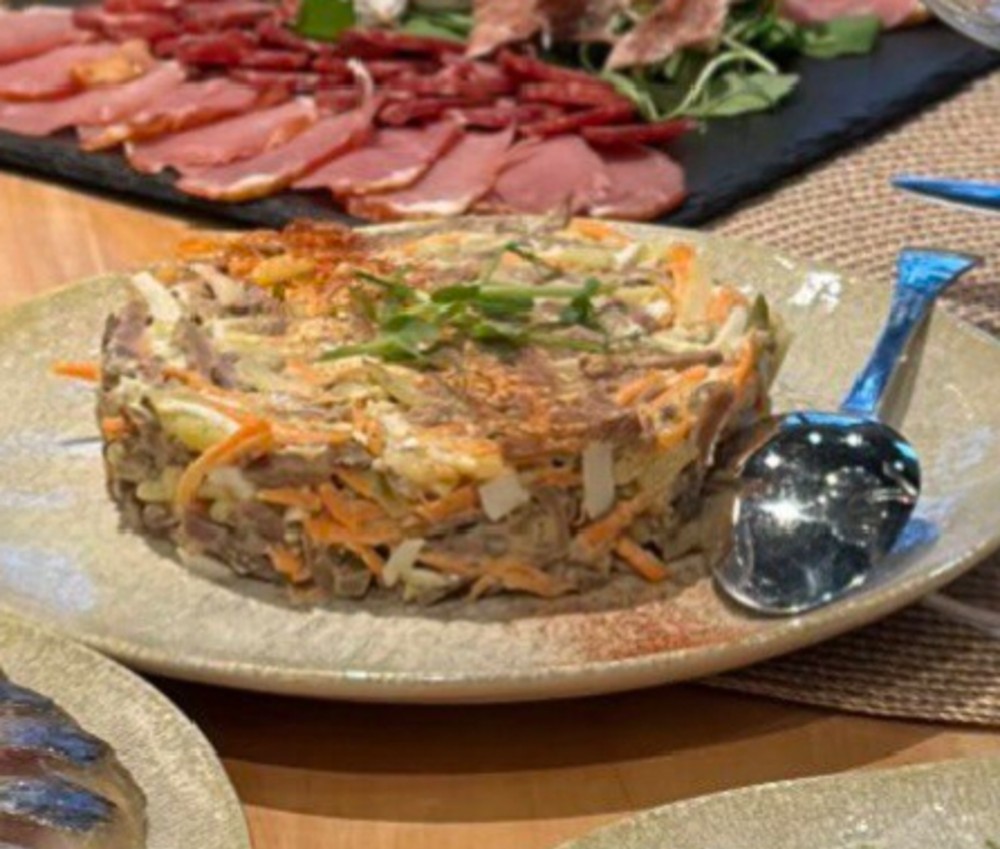 Салат королівський з язиком