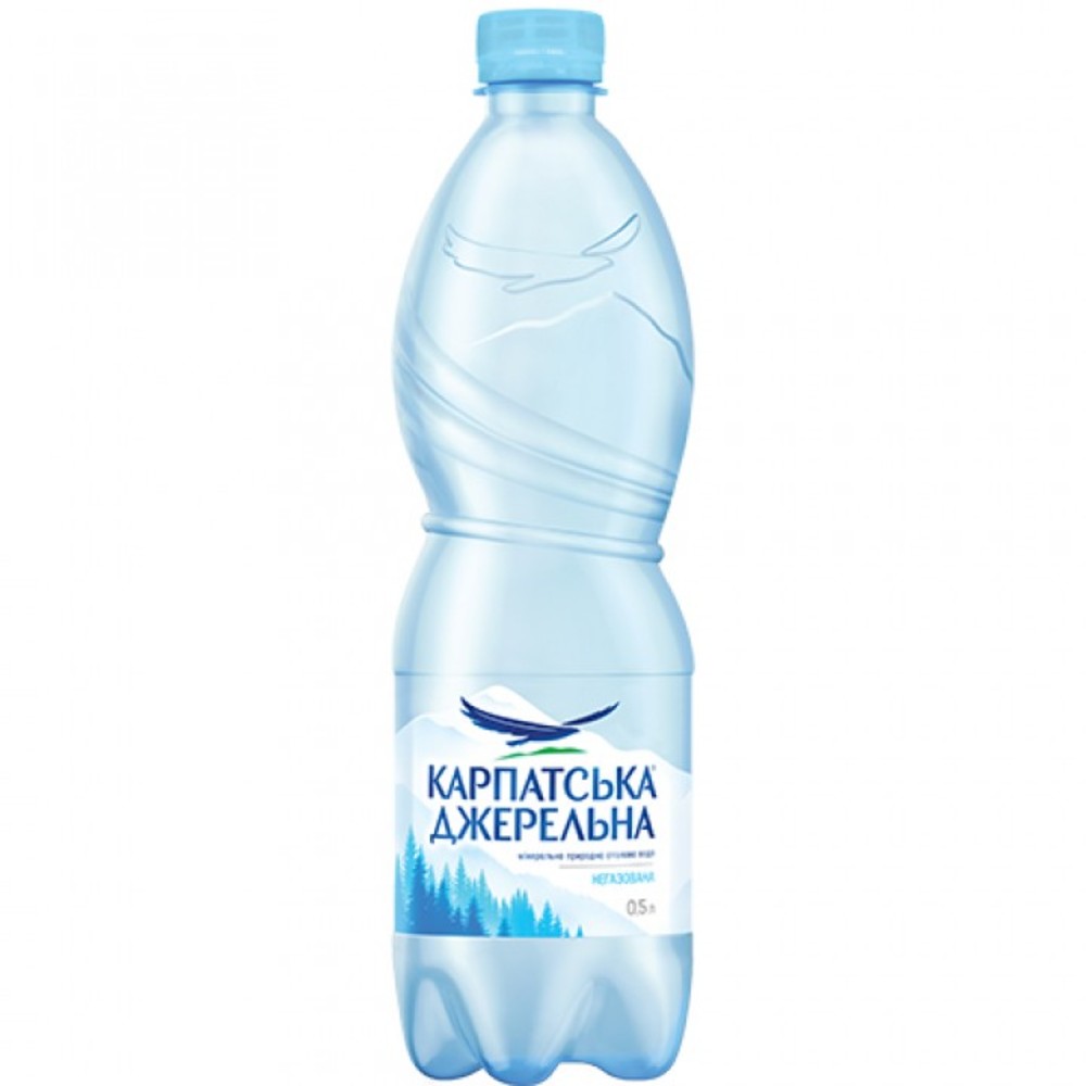 Вода мінеральна "Карпатська Джерельна" негазована 0.5 л