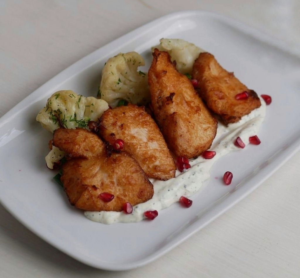 Курка в японському клярі з овочами