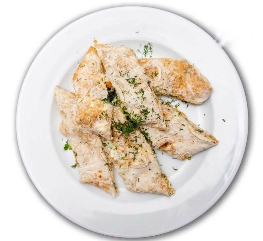 Лаваш з куркою та грибами