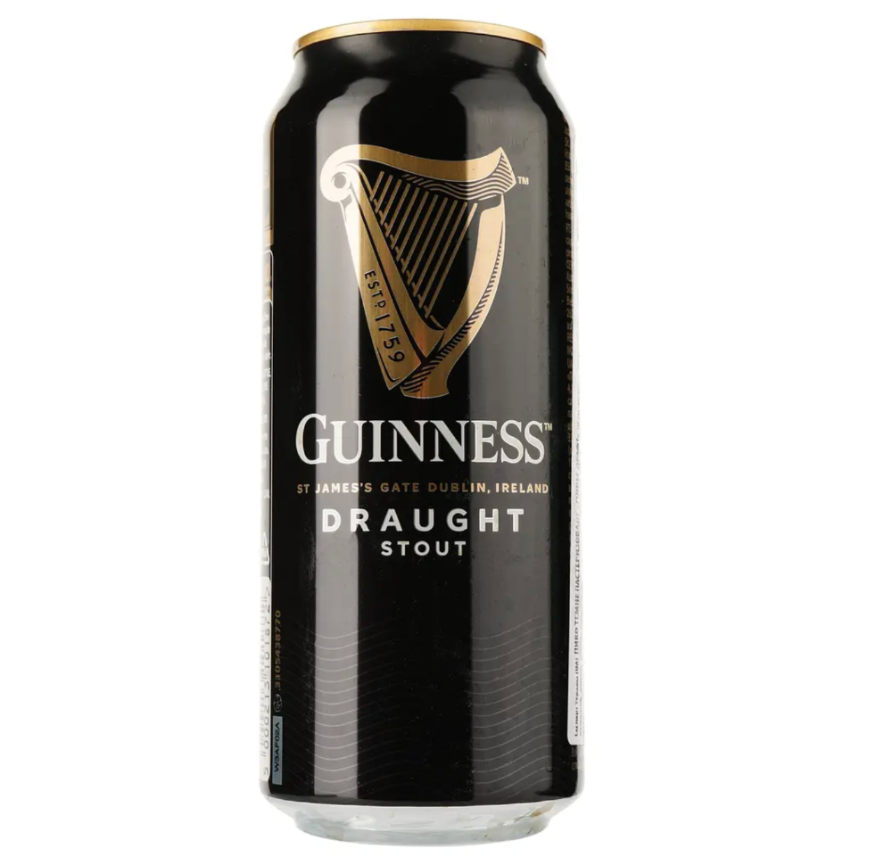 Пиво Guinness Draught темне ж\б, 0.44л
