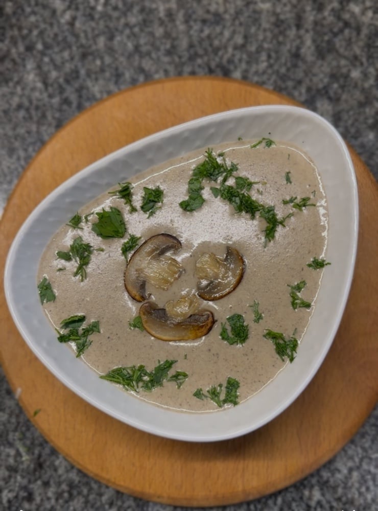 ГРИБНИЙ КРЕМ-СУП НА ВЕРШКАХ / Mushroom Cream Soup