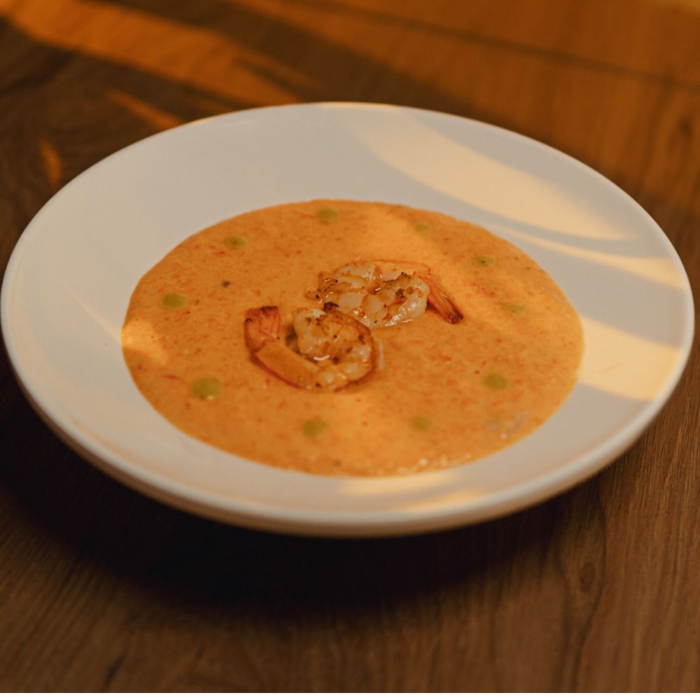 КРЕМ-СУП З ЛОСОСЕМ І КРЕВЕТКАМИ/ CREAM SOUP WITH SALMON AND SHRIMPS