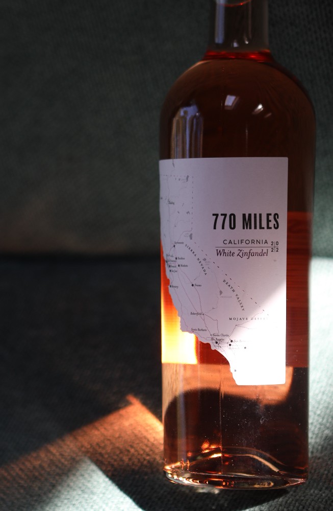 Вино 770 Miles Zinfandel Rose 50 мл (рожеве напівсухе)