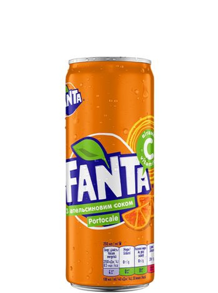 Fanta Апельсин ж/б 0,33 л